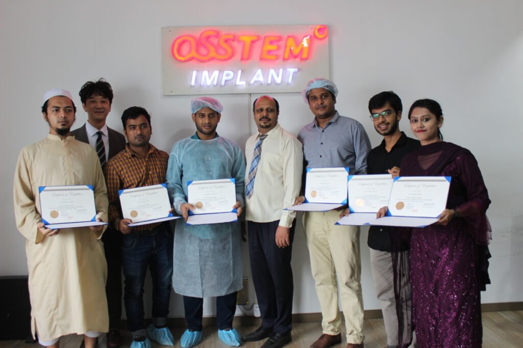 osstem implant training - dr. uttom